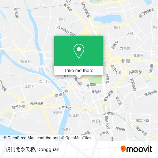虎门龙泉天桥 map