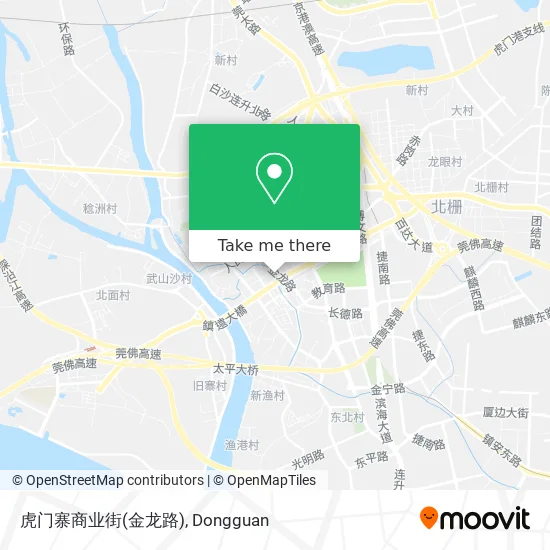虎门寨商业街(金龙路) map