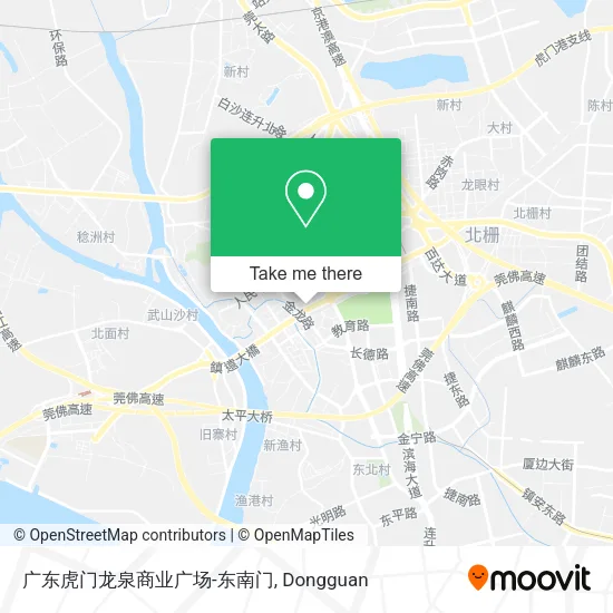 广东虎门龙泉商业广场-东南门 map