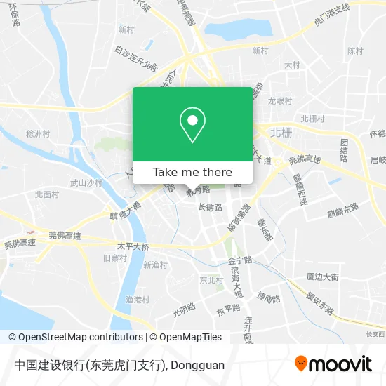 中国建设银行(东莞虎门支行) map