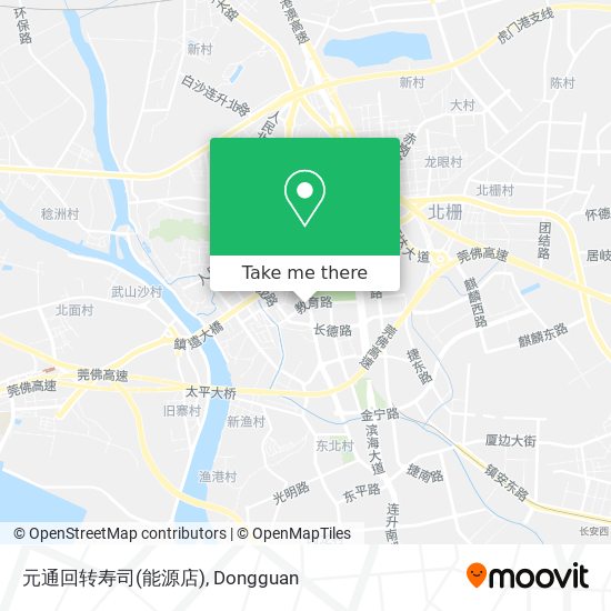 元通回转寿司(能源店) map