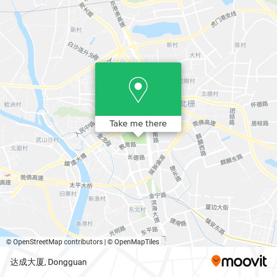 达成大厦 map