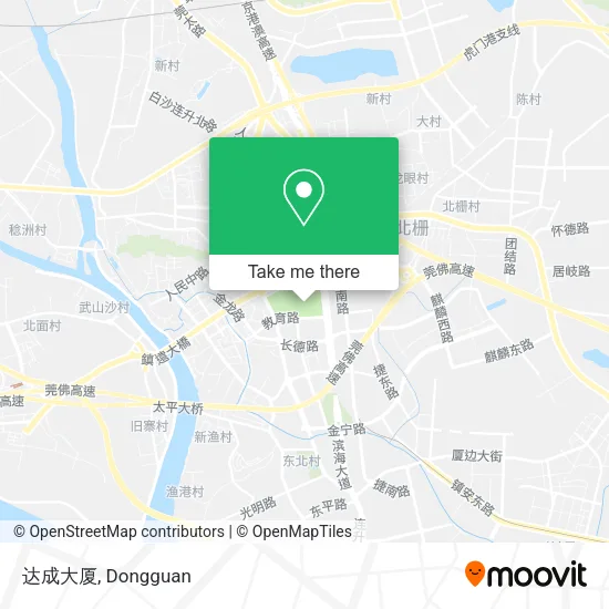 达成大厦 map