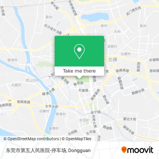 东莞市第五人民医院-停车场 map