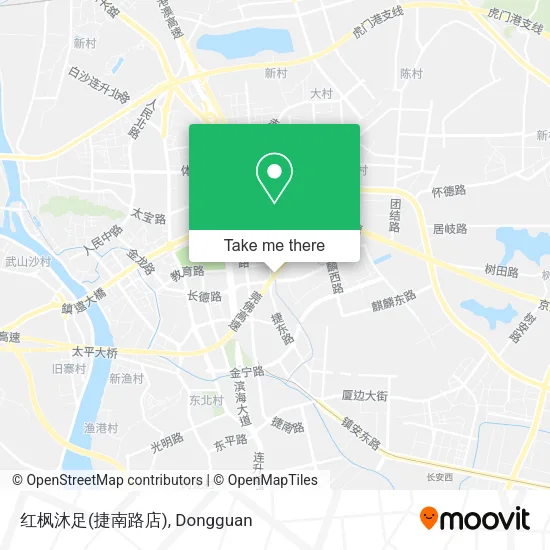 红枫沐足(捷南路店) map