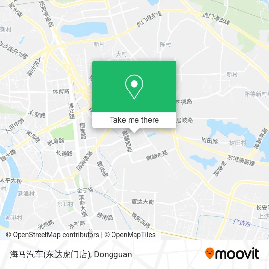 海马汽车(东达虎门店) map