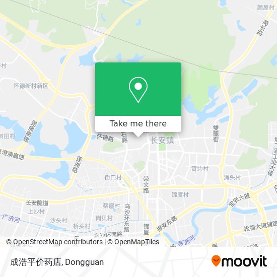 成浩平价药店 map