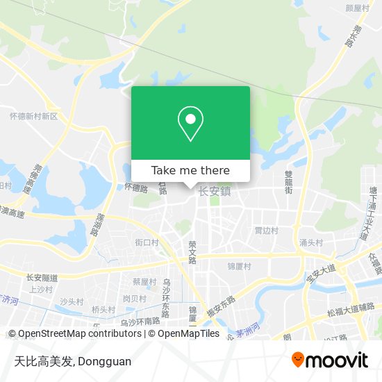 天比高美发 map