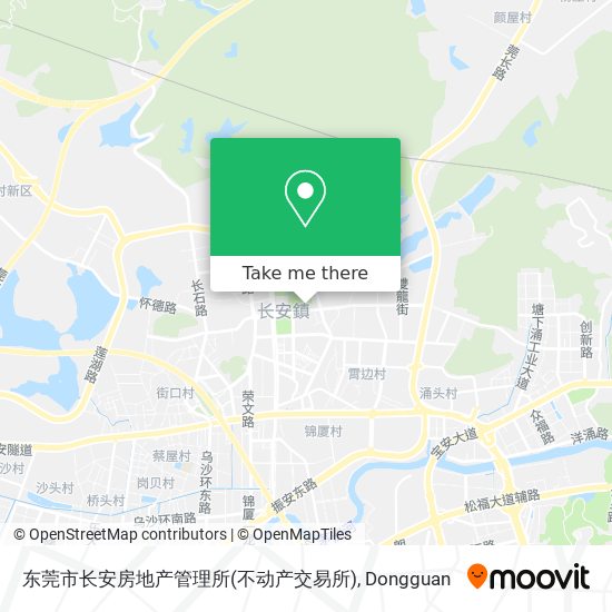 东莞市长安房地产管理所(不动产交易所) map
