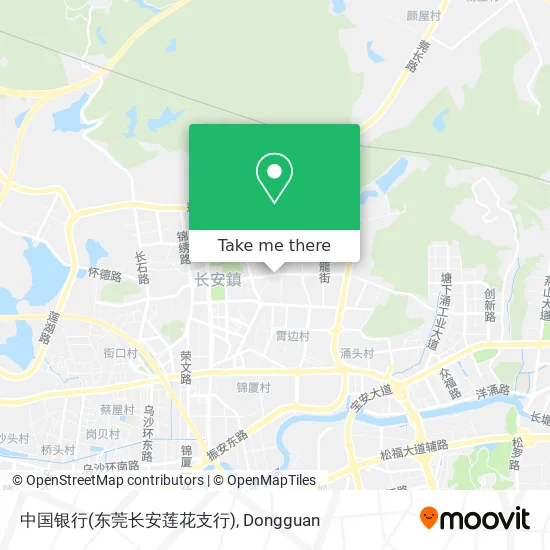 中国银行(东莞长安莲花支行) map