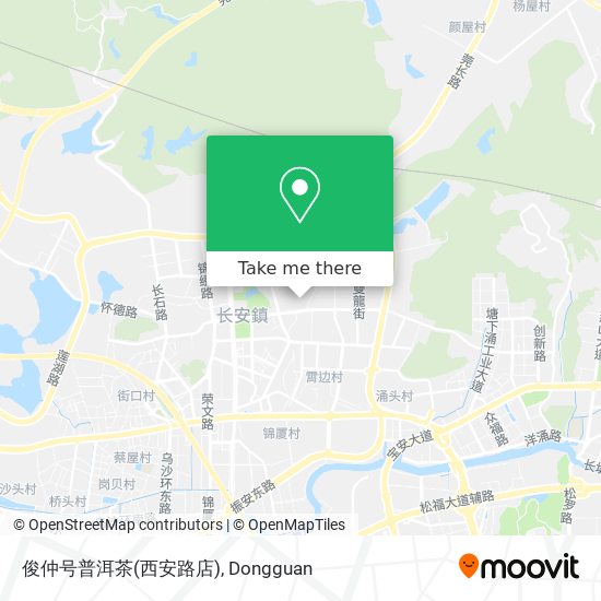 俊仲号普洱茶(西安路店) map