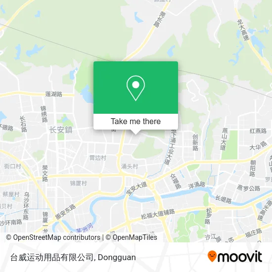 台威运动用品有限公司 map