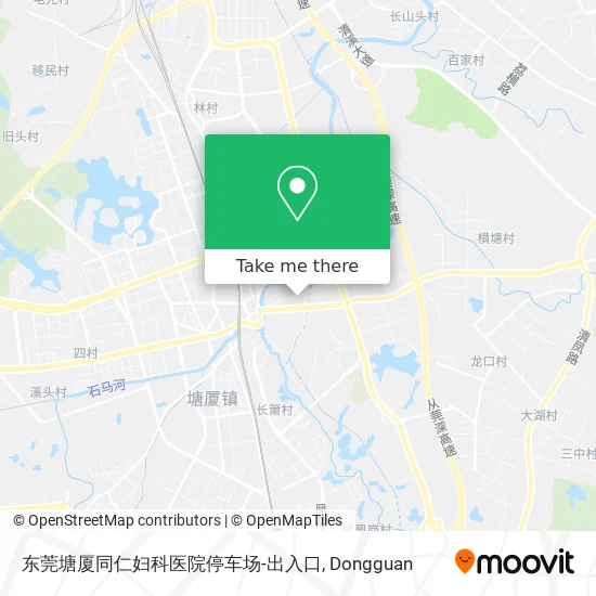 东莞塘厦同仁妇科医院停车场-出入口 map