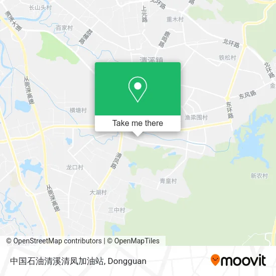 中国石油清溪清凤加油站 map