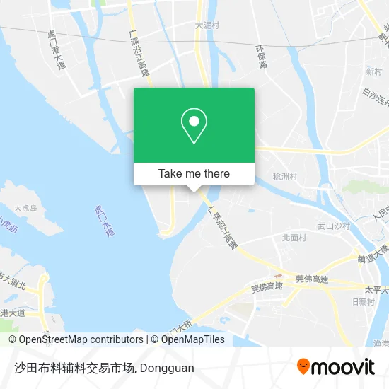 沙田布料辅料交易市场 map