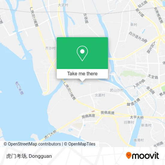 虎门考场 map