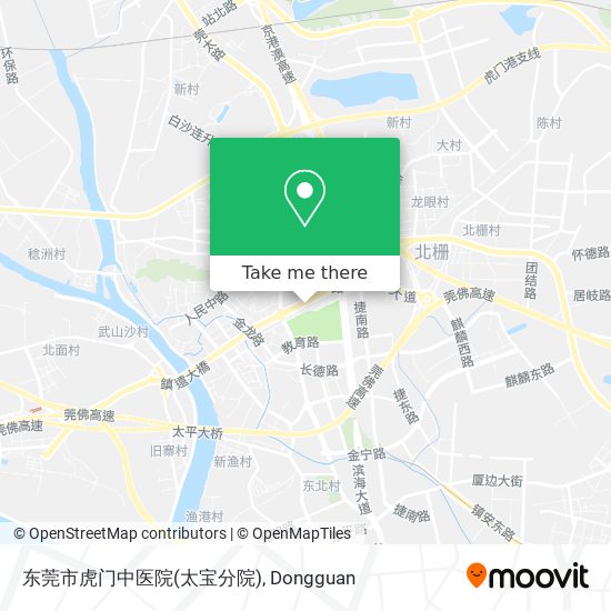 东莞市虎门中医院(太宝分院) map