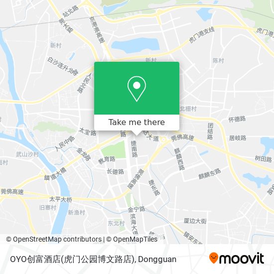 OYO创富酒店(虎门公园博文路店) map