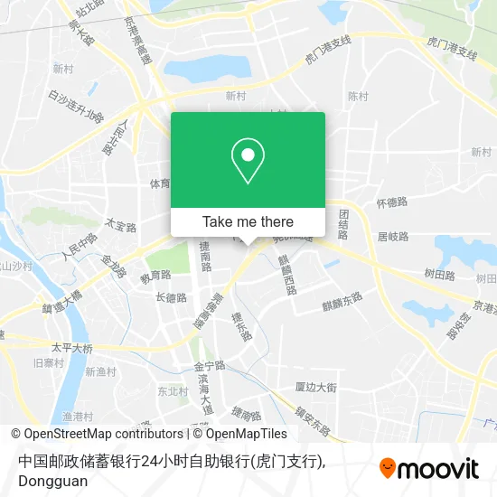 中国邮政储蓄银行24小时自助银行(虎门支行) map
