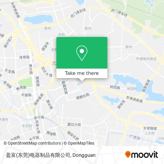 盈富(东莞)电器制品有限公司 map