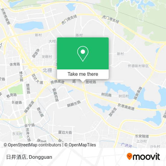 日昇酒店 map