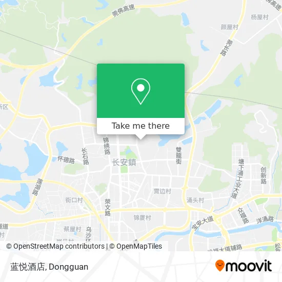 蓝悦酒店 map