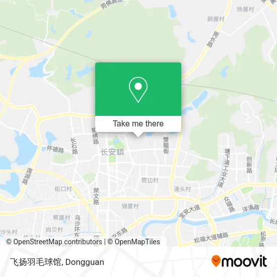 飞扬羽毛球馆 map