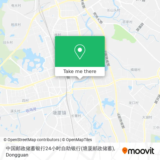 中国邮政储蓄银行24小时自助银行(塘厦邮政储蓄) map
