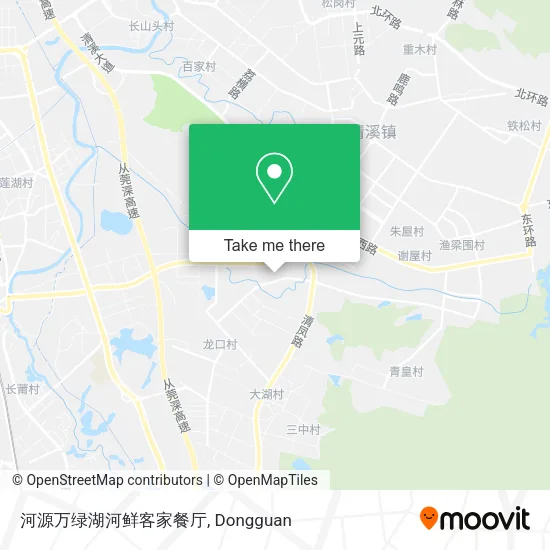 河源万绿湖河鲜客家餐厅 map
