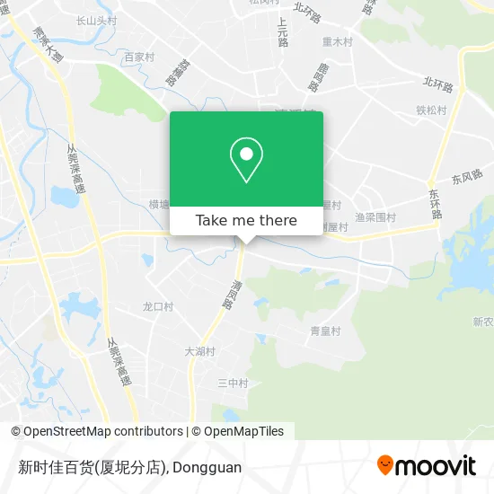 新时佳百货(厦坭分店) map