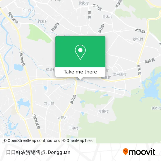 日日鲜农贸销售点 map