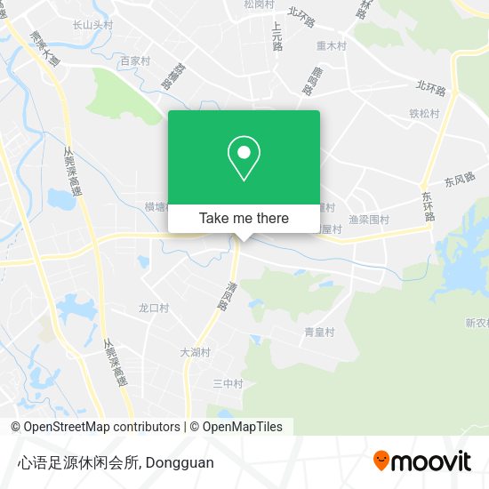 心语足源休闲会所 map