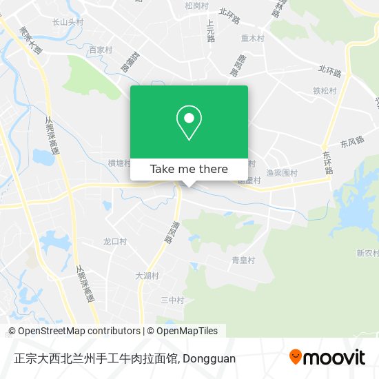 正宗大西北兰州手工牛肉拉面馆 map