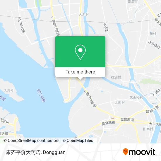 康齐平价大药房 map