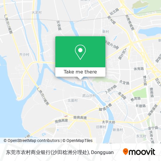 东莞市农村商业银行(沙田稔洲分理处) map