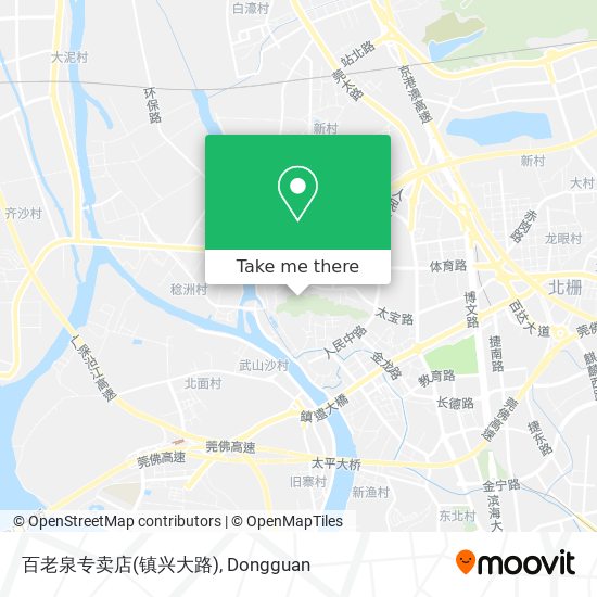 百老泉专卖店(镇兴大路) map