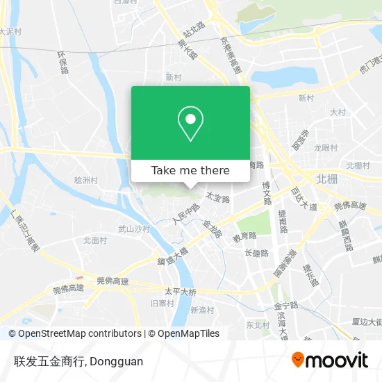 联发五金商行 map