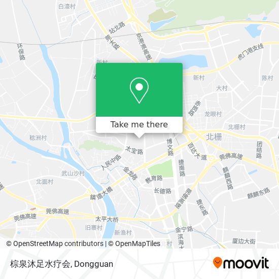 棕泉沐足水疗会 map