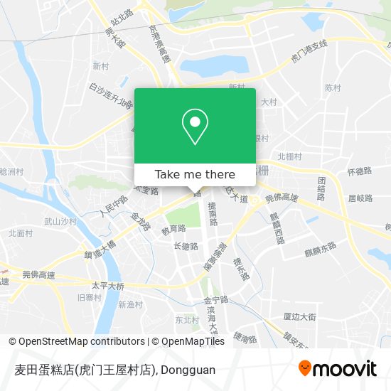 麦田蛋糕店(虎门王屋村店) map