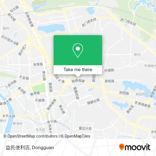 益民便利店 map