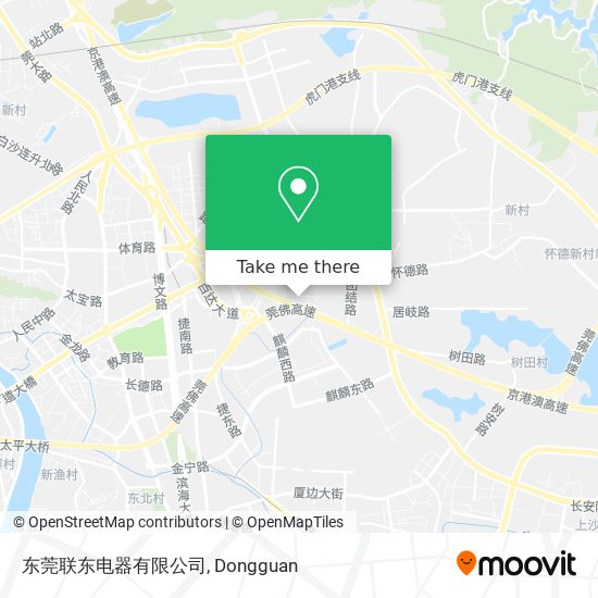 东莞联东电器有限公司 map