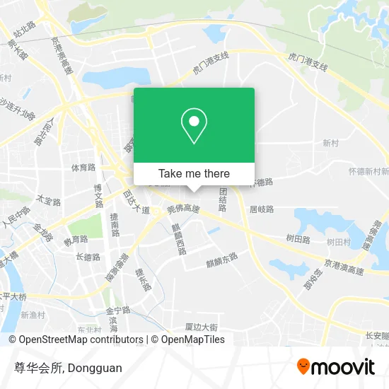 尊华会所 map