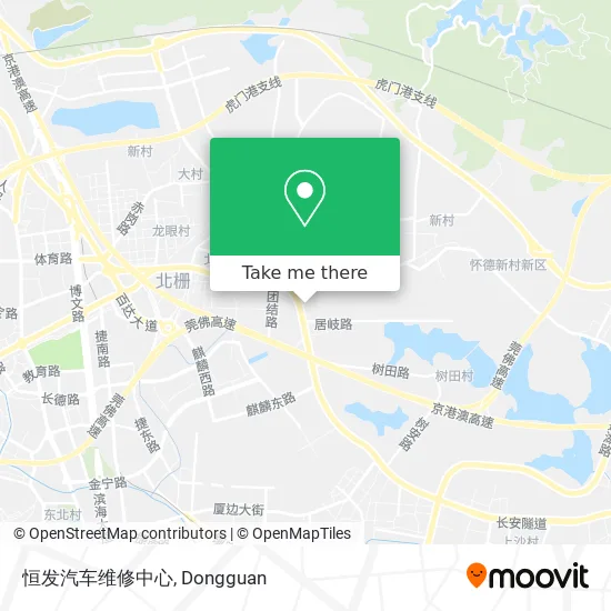 恒发汽车维修中心 map