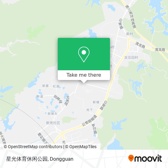 星光体育休闲公园 map