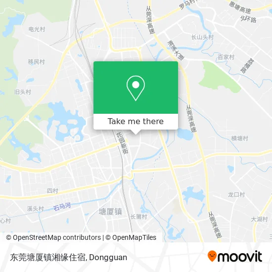 东莞塘厦镇湘缘住宿 map