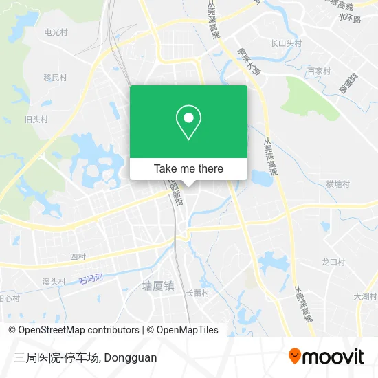 三局医院-停车场 map