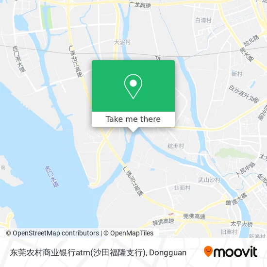东莞农村商业银行atm(沙田福隆支行) map
