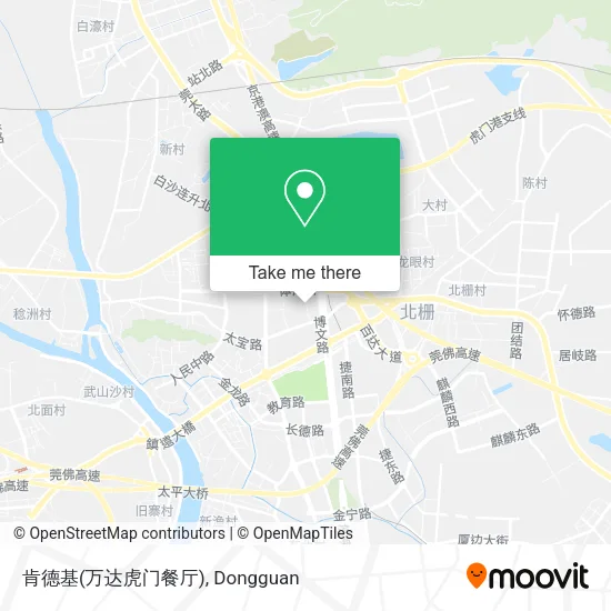 肯德基(万达虎门餐厅) map