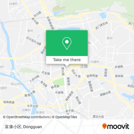 富康小区 map