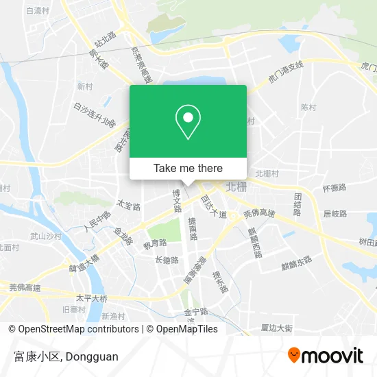 富康小区 map
